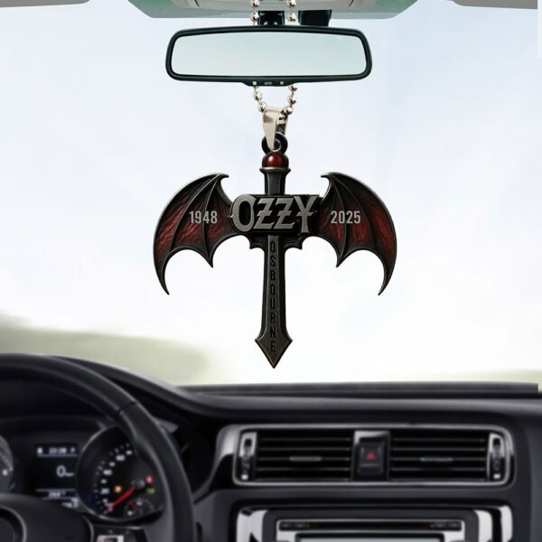 Ozzy Osbourne Custom Shape 1-sided Acrylic Car Ornament - MAITM 12362