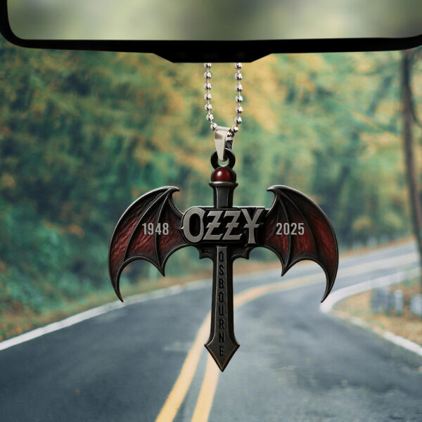Ozzy Osbourne Custom Shape 1-sided Acrylic Car Ornament - MAITM 12362