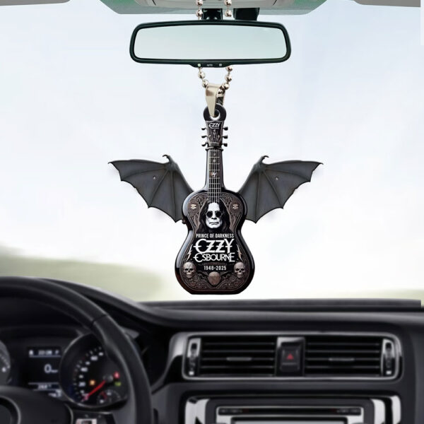 Ozzy Osbourne Custom shape 2-sided Acrylic Car Ornament - MAITM 12301