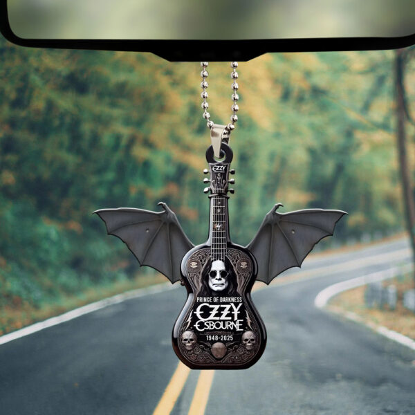 Ozzy Osbourne Custom shape 2-sided Acrylic Car Ornament - MAITM 12301