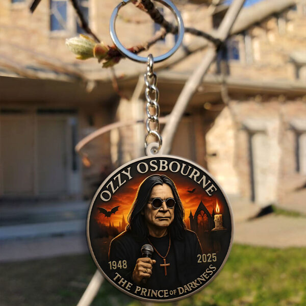 Ozzy Osbourne Custom Shape 2-sided Keychain - MAITM 12245