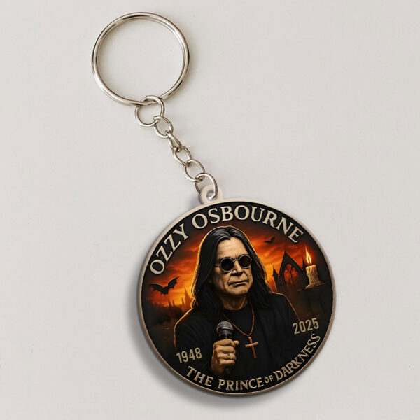 Ozzy Osbourne Custom Shape 2-sided Keychain - MAITM 12245