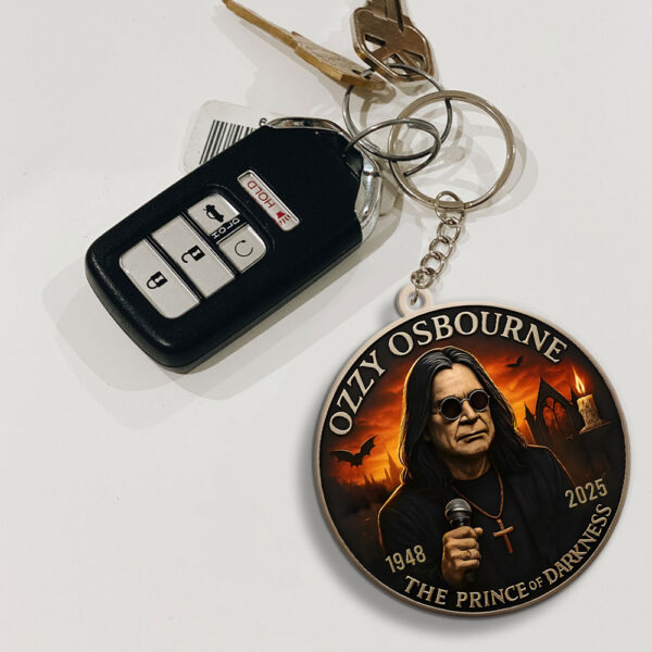 Ozzy Osbourne Custom Shape 2-sided Keychain - MAITM 12245