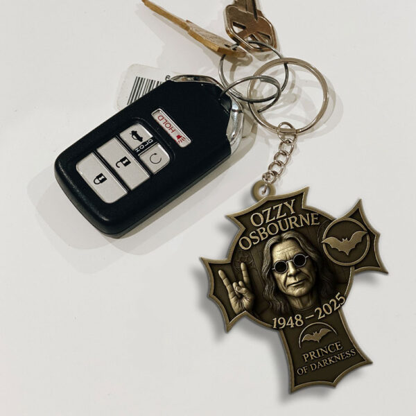 Ozzy Osbourne Custom Shape 2-sided Keychain - MAITM 12304