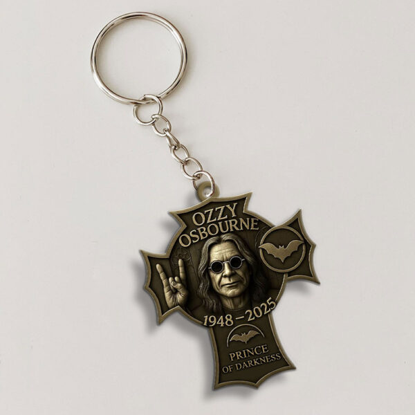 Ozzy Osbourne Custom Shape 2-sided Keychain - MAITM 12304