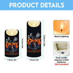 Ozzy Osbourne Led Candle - MAITM 12336