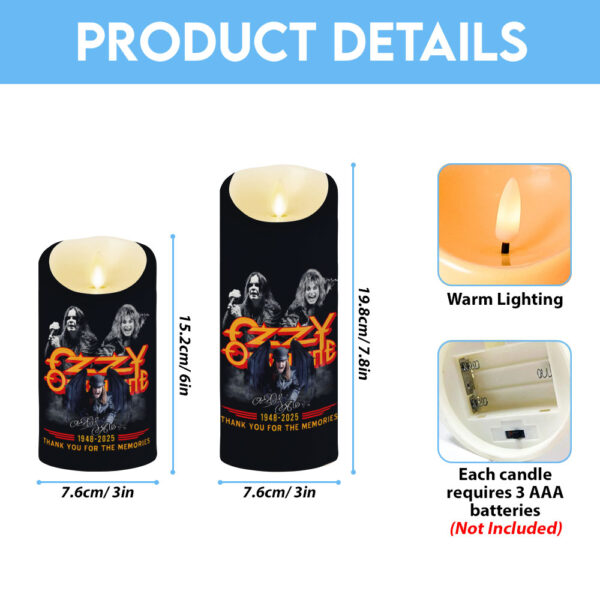 Ozzy Osbourne Led Candle - MAITM 12336