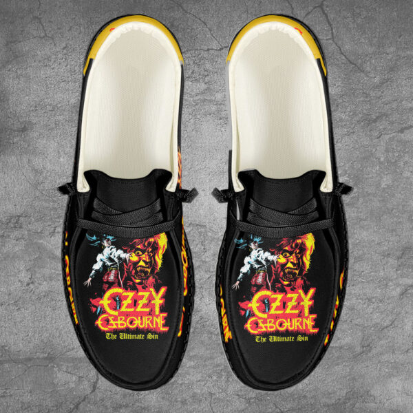 Ozzy Osbourne Custom Hey Dude Shoes - TANTN 14707