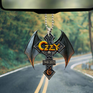 Ozzy Osbourne Custom shape 1-sided Acrylic Car Ornament - MAITM 12378