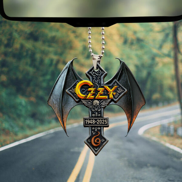 Ozzy Osbourne Custom shape 1-sided Acrylic Car Ornament - MAITM 12378