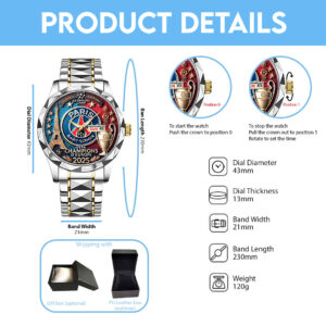 Paris Saint-Germain Alloy Luxury Quartz Watch - TANTN 14812