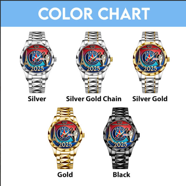 Paris Saint-Germain Alloy Luxury Quartz Watch - TANTN 14813