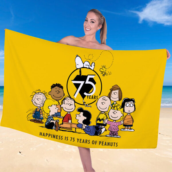 Peanuts Snoopy Rectangle Beach Towel - TANTN 14502