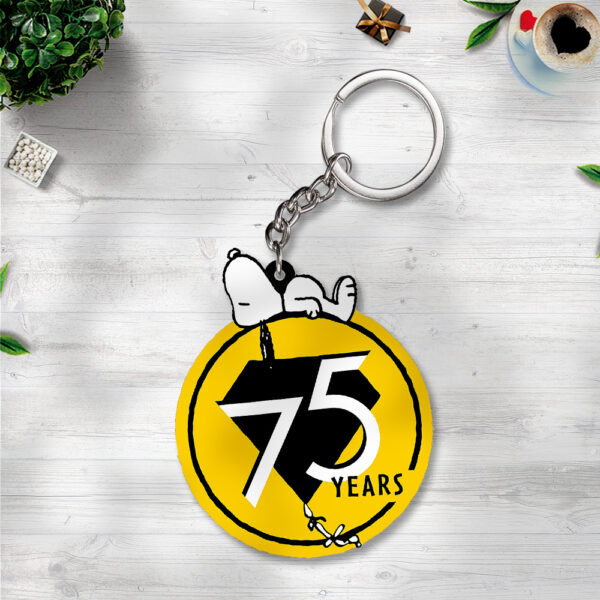 Peanuts Snoopy Custom Shape 2-sided Keychain - TANTN 14504