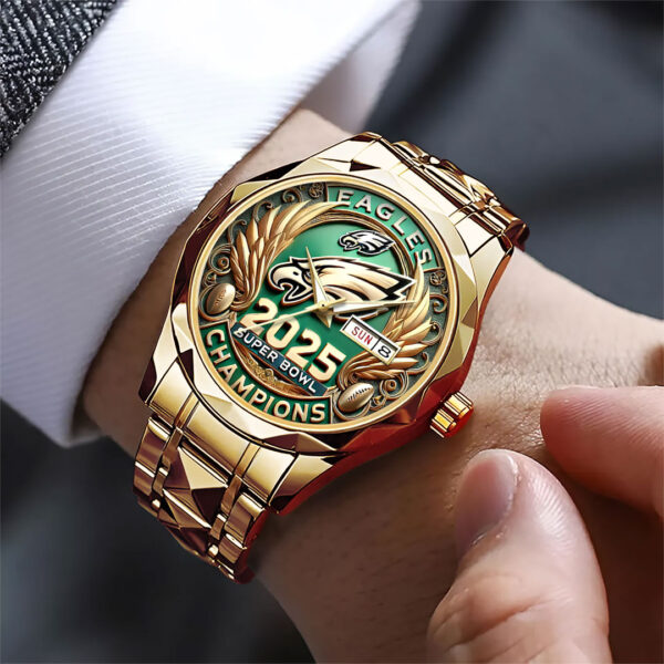 Philadelphia Eagles Alloy Luxury Quartz Watch - TANTN 14829