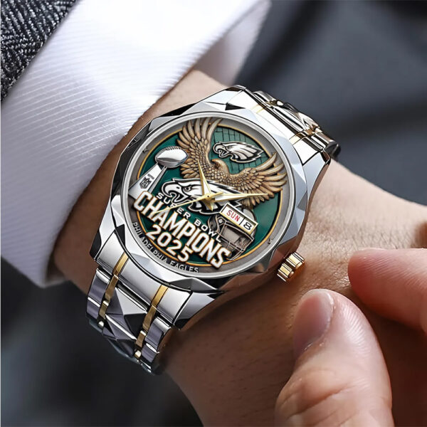 Philadelphia Eagles Alloy Luxury Quartz Watch - TANTN 14831