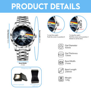 Pink Floyd Alloy Luxury Quartz Watch - GNE 4028