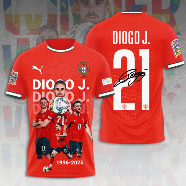Portugal National Football Team x Diogo Jota 3D Apparel - HOATT 11719