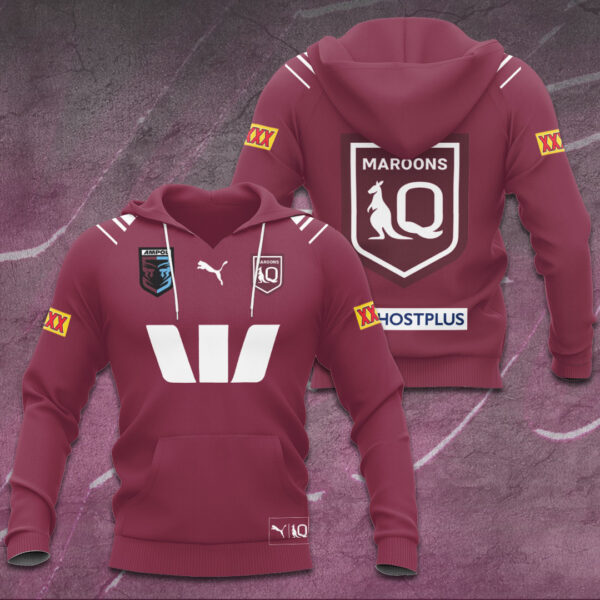 Queensland Maroons 3D Apparel - TANTN 14321