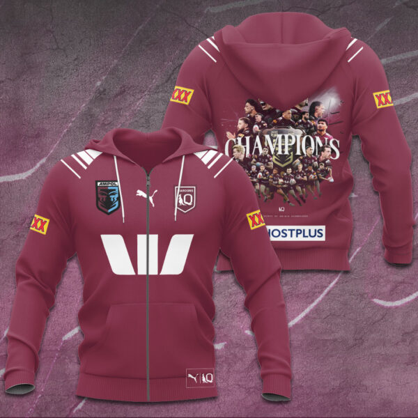 Queensland Maroons 3D Apparel - TANTN 14375