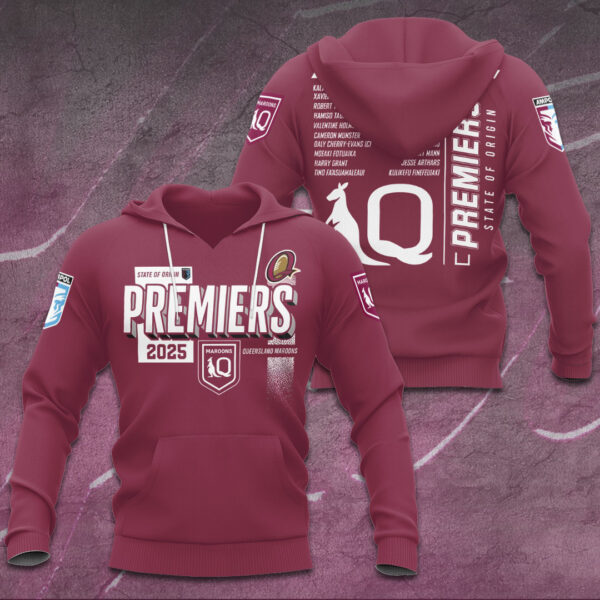 Queensland Maroons 3D Apparel - TANTN 14376