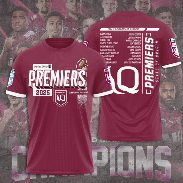 Queensland Maroons 3D Apparel - TANTN 14376