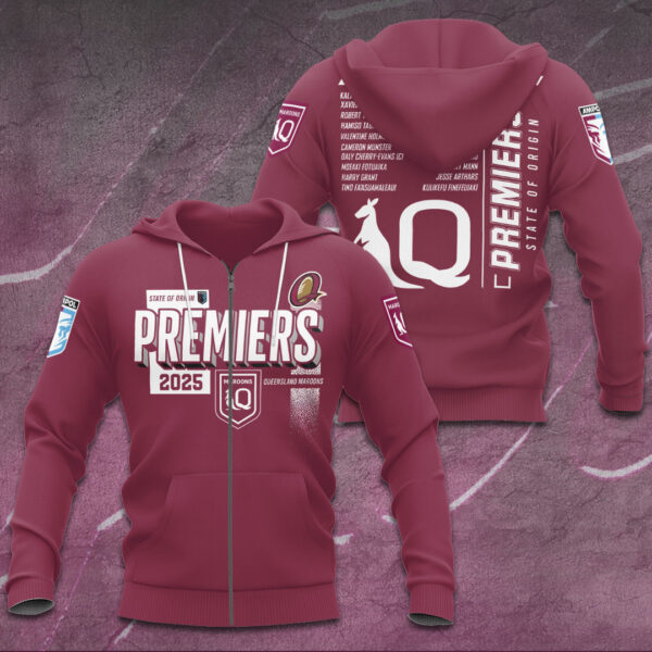 Queensland Maroons 3D Apparel - TANTN 14376