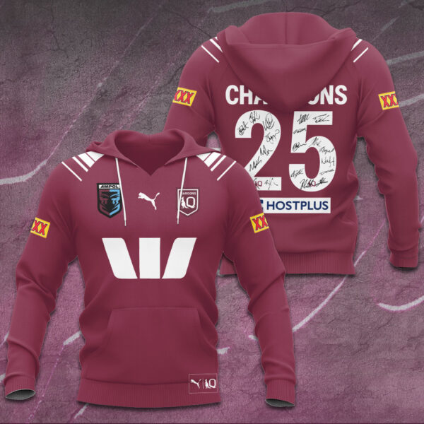 Queensland Maroons 3D Apparel - TANTN 14383