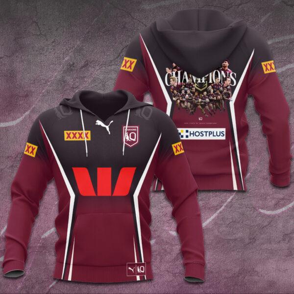 Queensland Maroons 3D Apparel - TANTN 14374