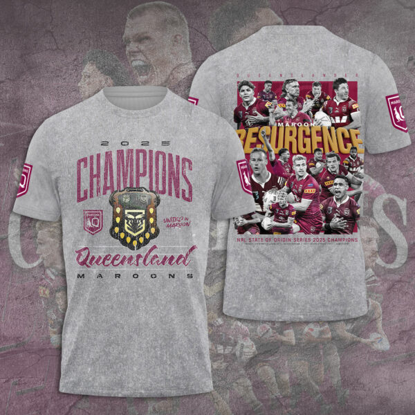 Queensland Maroons 3D Apparel - TANTN 14377