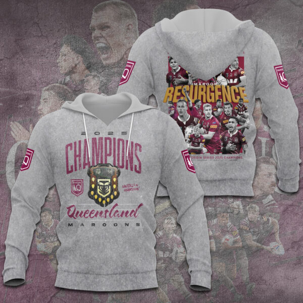 Queensland Maroons 3D Apparel - TANTN 14377
