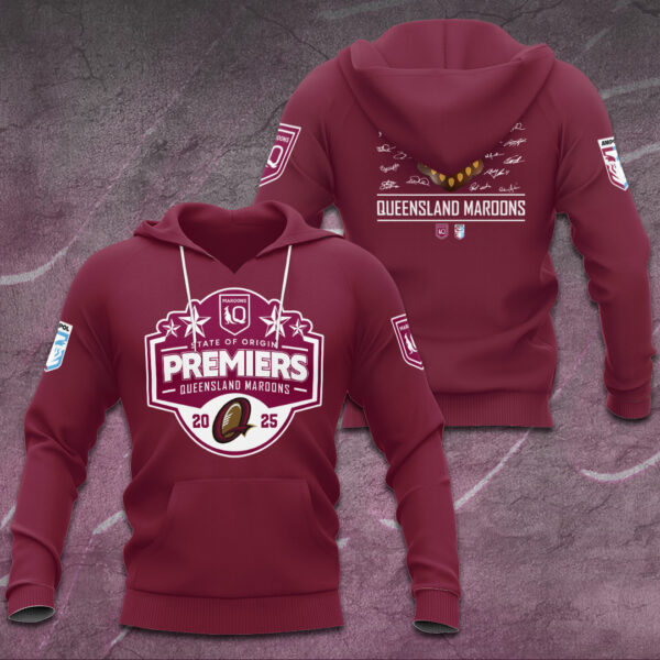 Queensland Maroons 3D Apparel - TANTN 14379