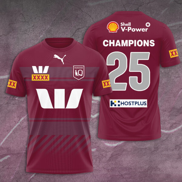 Queensland Maroons 3D Apparel - TANTN 14384