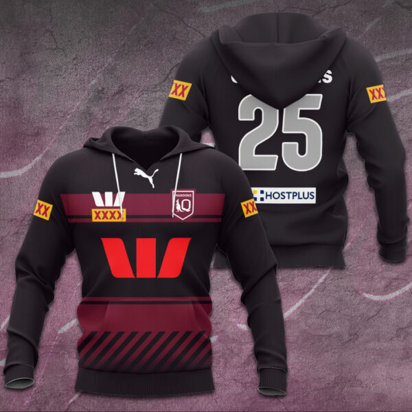 Queensland Maroons 3D Apparel - TANTN 14385