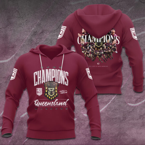 Queensland Maroons 3D Apparel - TANTN 14386