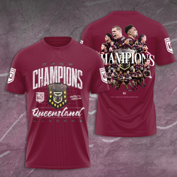Queensland Maroons 3D Apparel - TANTN 14386