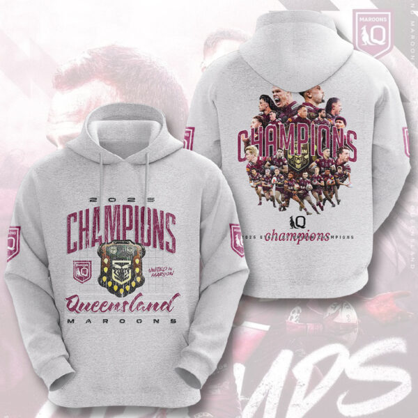 Queensland Maroons 3D Apparel - HOATT 11764