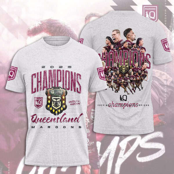 Queensland Maroons 3D Apparel - HOATT 11764