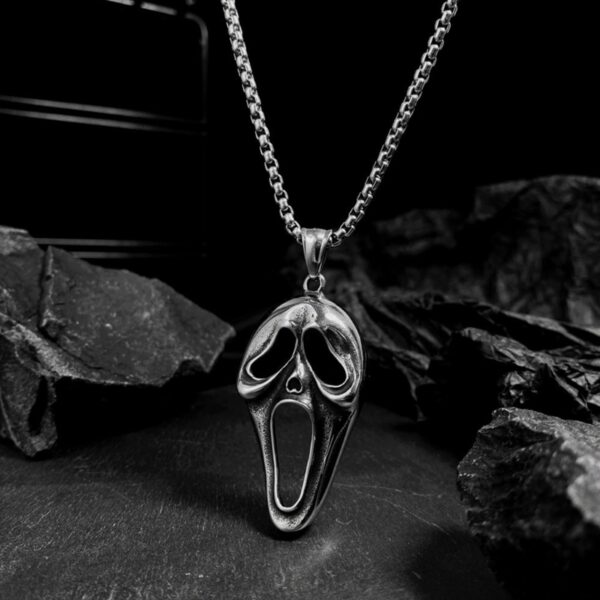 Scream x Ghostface Pendant Necklace - MAITM DROP134