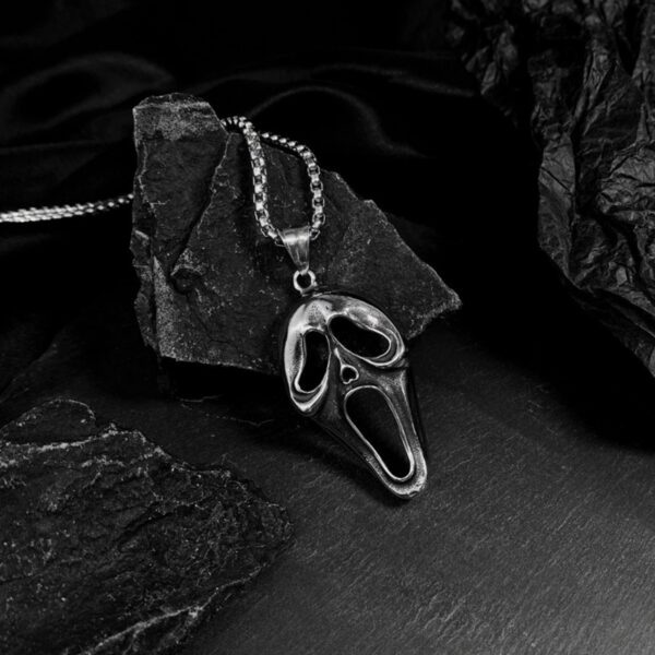 Scream x Ghostface Pendant Necklace - MAITM DROP134
