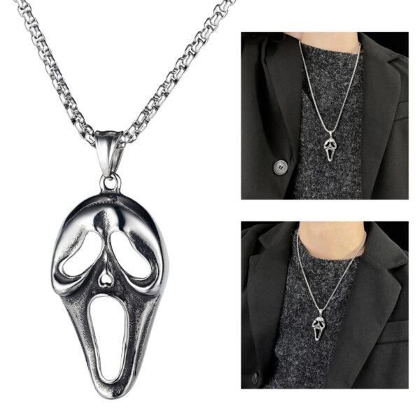 Scream x Ghostface Pendant Necklace - MAITM DROP134