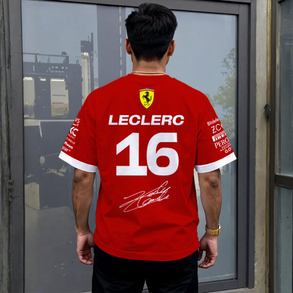 Scuderia Ferrari x Charles Leclerc 3D T-Shirt - MAITM 12032