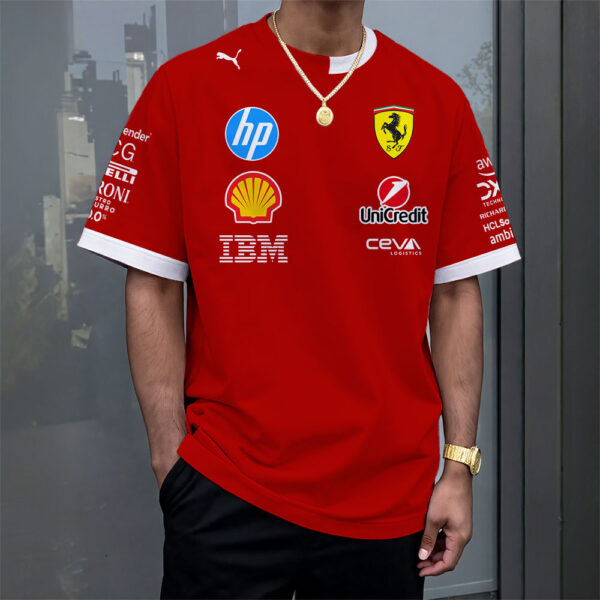 Scuderia Ferrari x Charles Leclerc 3D T-Shirt - MAITM 12032