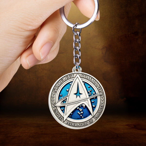 Star Trek Custom Shape 2-sided Keychain - HOATT 11900