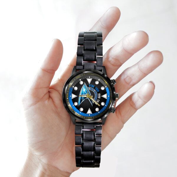 Star Trek Black Stainless Steel Watch - HOATT 11722
