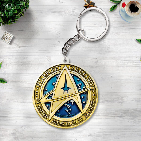 Star Trek Custom Shape 2-sided Keychain - TANTN 14878