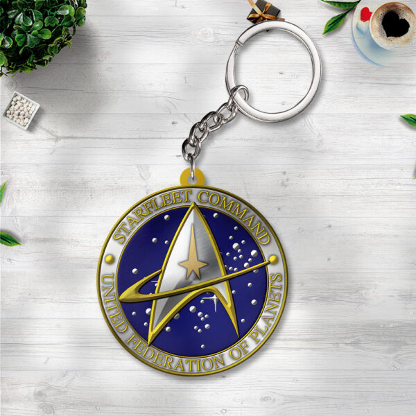 Star Trek Custom Shape 2-sided Keychain - TANTN 14880