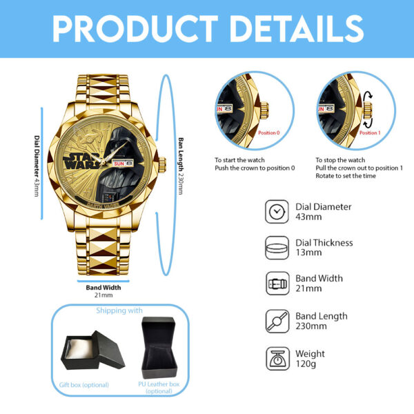 Star Wars Alloy Luxury Quartz Watch - TANTN 14475