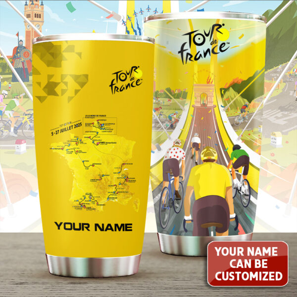 Personalized Tour De France 2025 Tumbler Cup - TANTN 14078