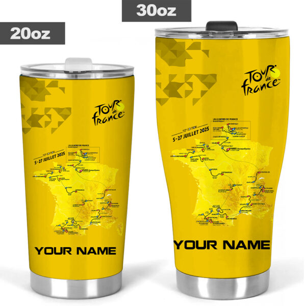 Personalized Tour De France 2025 Tumbler Cup - TANTN 14078